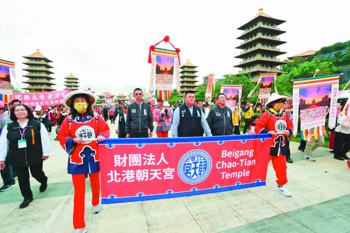 北港朝天宮 500人護駕媽祖