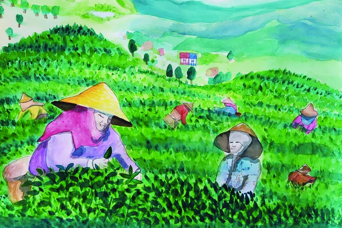 【快樂塗鴉簿】採茶姑娘