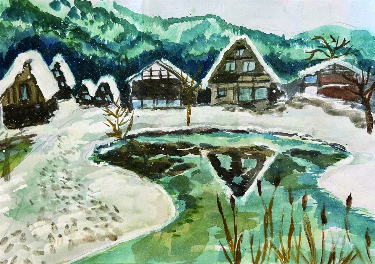 【快樂塗鴉簿】雪國之冬