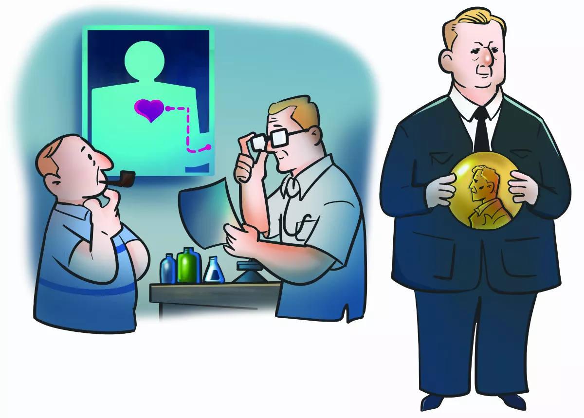 將導尿管伸進心臟