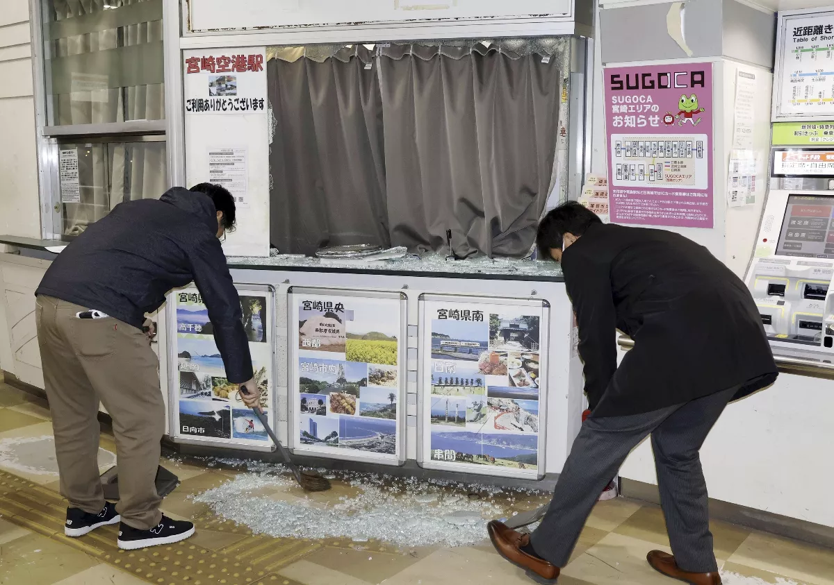 日本宮崎6.7強震 官方籲民眾近日需提高警覺