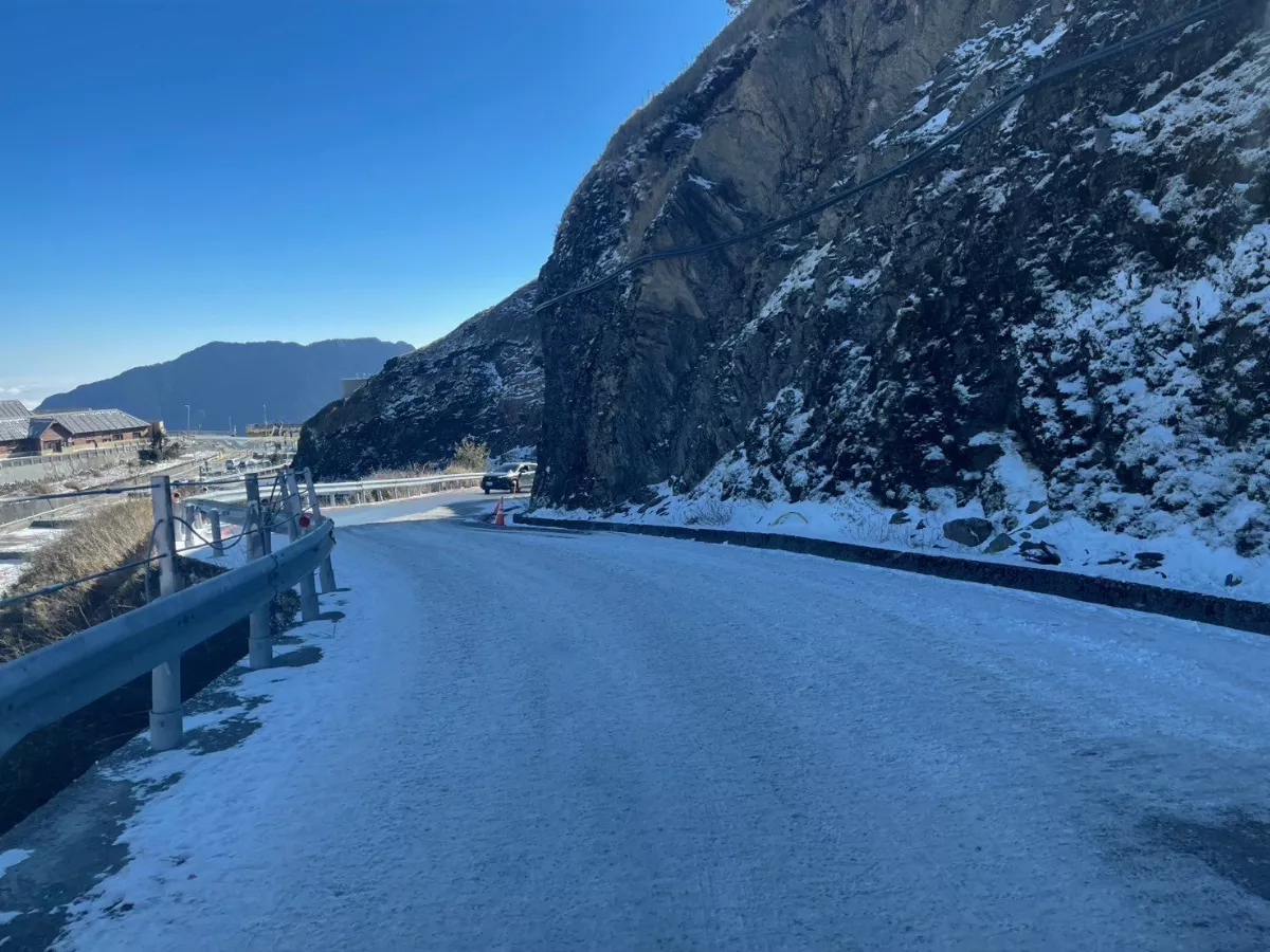 合歡山夜間恐下雪 18時起翠峰至大禹嶺封路