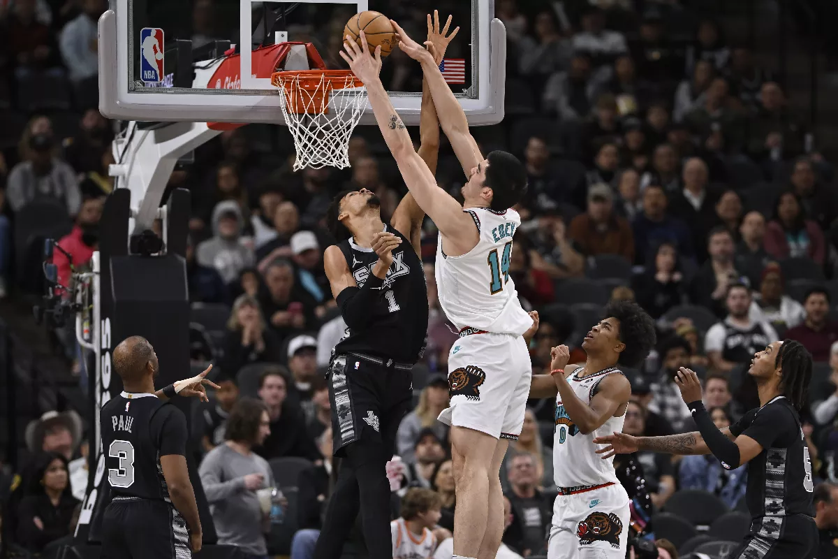 NBA／馬刺溫班亞瑪雙十+8鍋 灰熊下半場逆轉勝