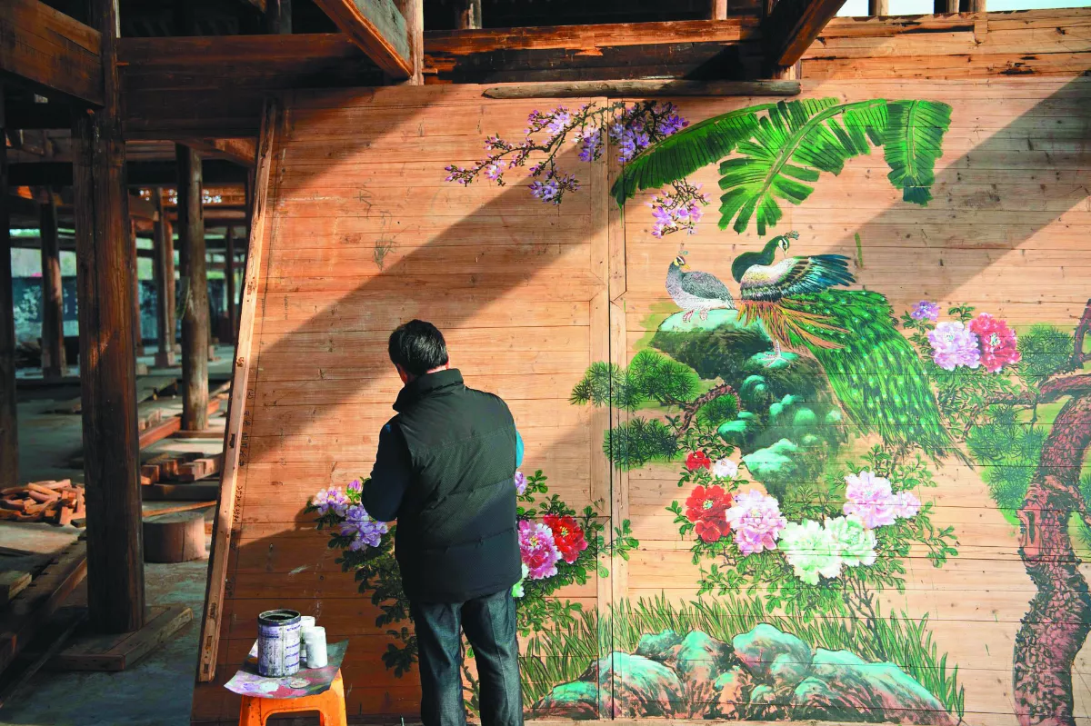 徽派傳統彩繪  迎來新契機