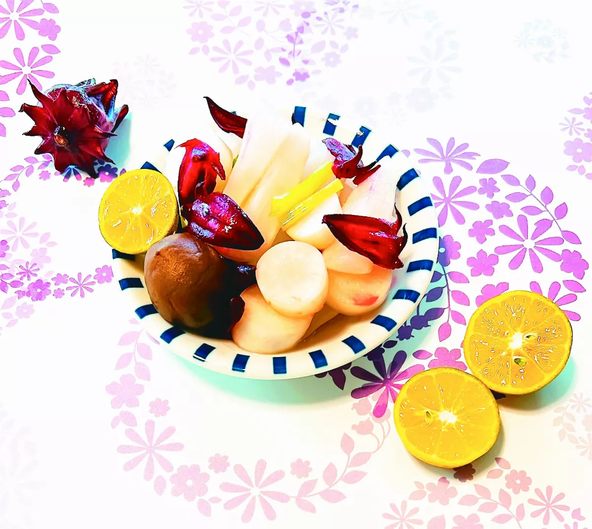 【團圓的滋味】新春紅火好彩頭 ──當白玉蘿蔔遇上洛神花