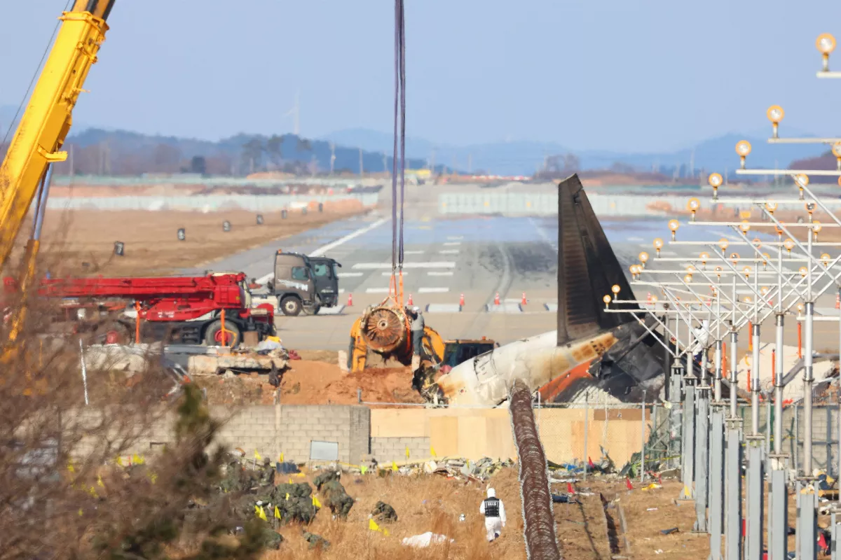 濟州航空慘重傷亡原因之一  韓將拆除務安機場混凝土牆