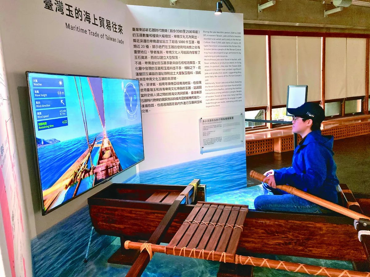 史前館新單元 模擬海上玉路帆船航行