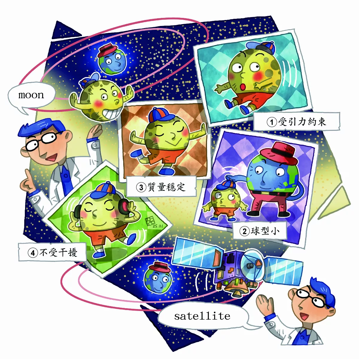 怎樣才算是衛星？