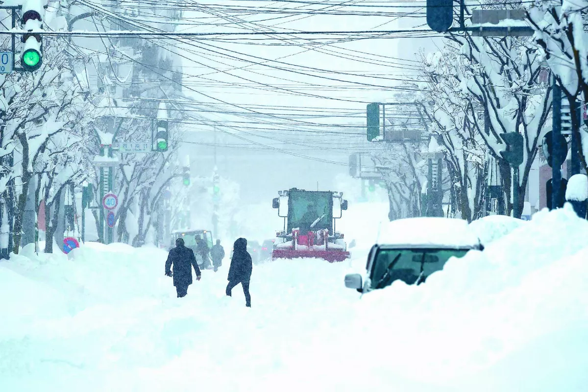 最強寒流 北海道降雪量破紀錄