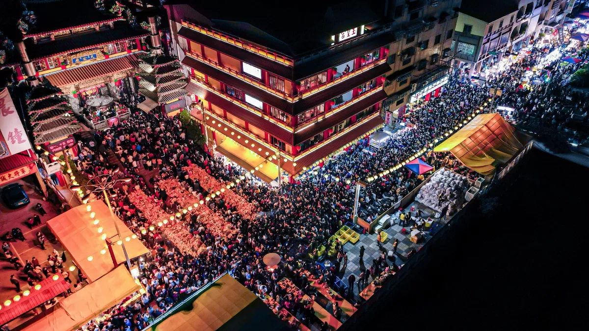 玉皇大帝聖誕 天公廟人潮擠爆