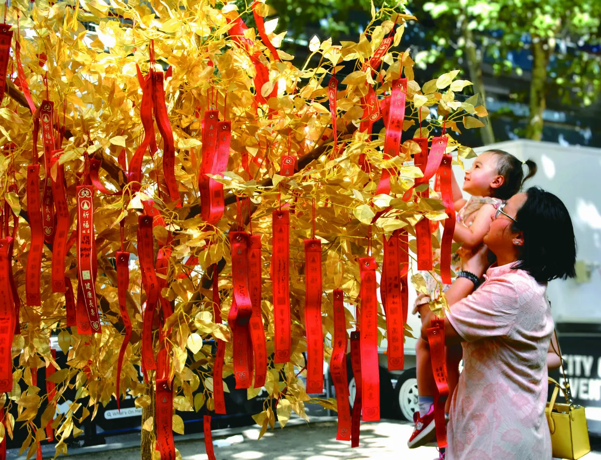 墨爾本唐人街迎新年 佛光山為大眾祈福