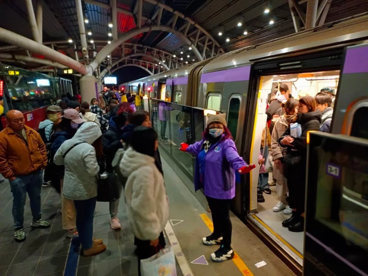 台灣燈會這幾天 機捷全線禁止自行車進站