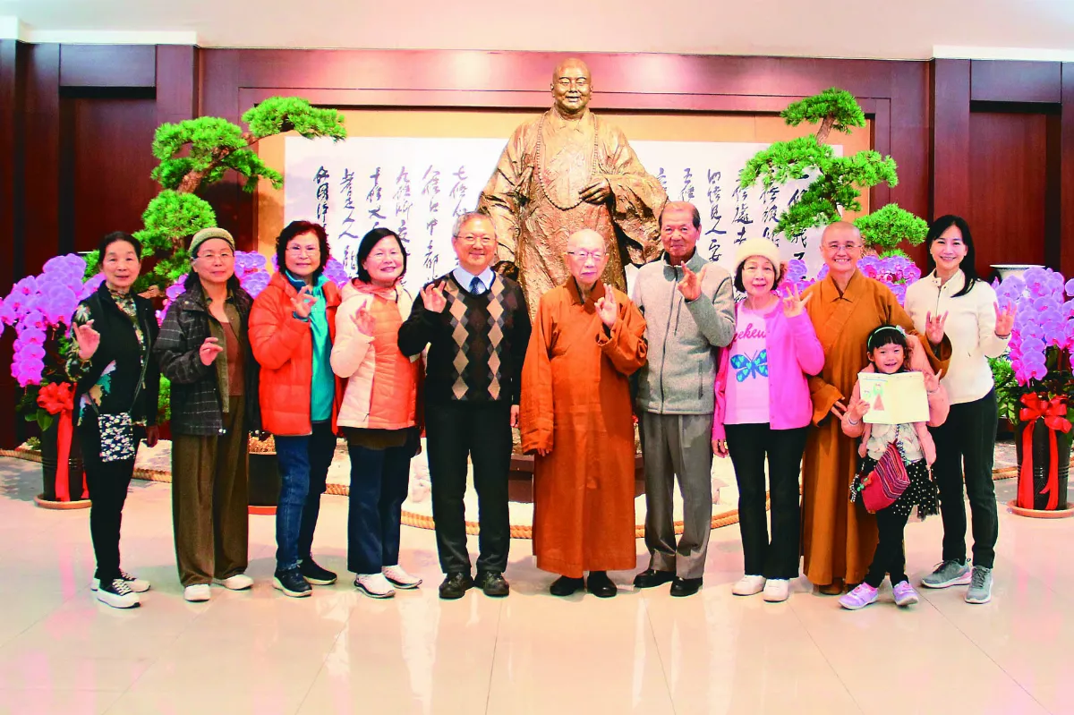 佛光山過春節 楊朝祥珍惜傳統年味