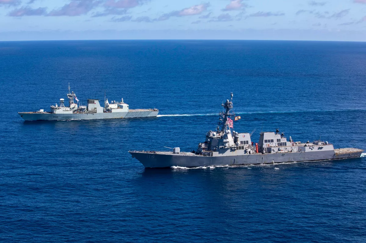 美軍軍艦本周兩度穿越台灣海峽 川普上任後首次