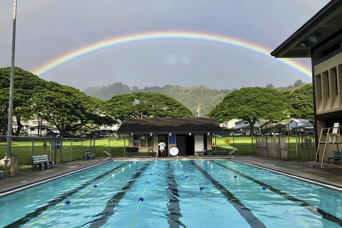 陽光陣雨好空氣 夏威夷成為全球彩虹之都