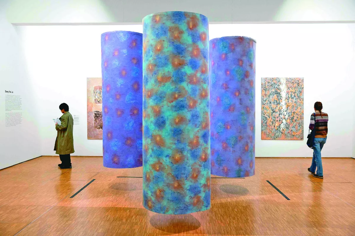 韓畫家方惠子 巴黎展出作品
