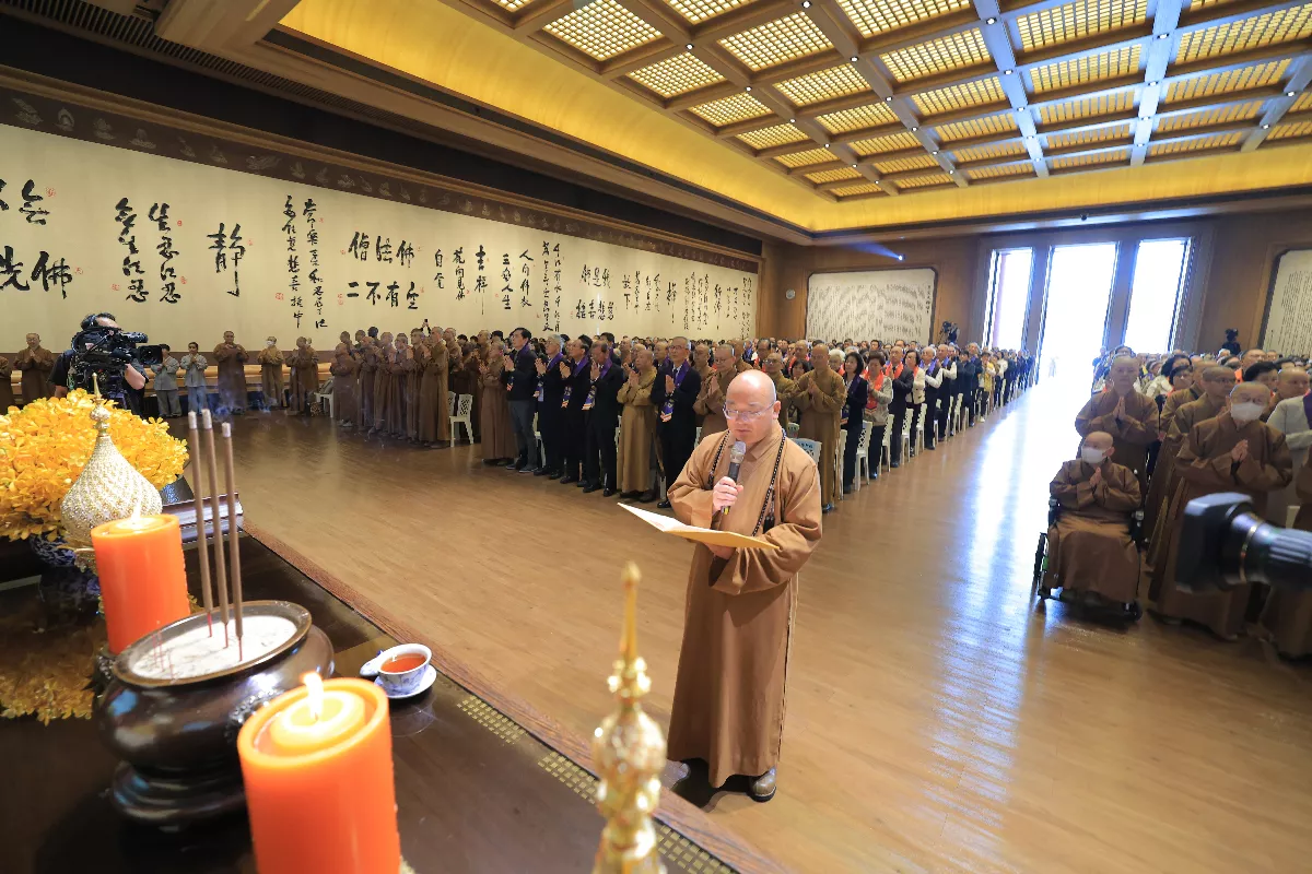 星雲大師圓寂紀念日 僧眾允「法幢不倒 慧燈不滅」