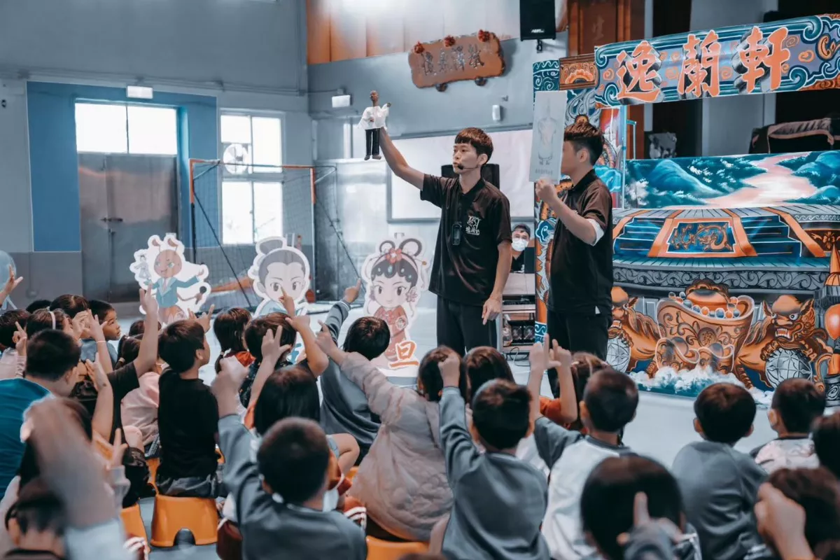 傳承本土語言   逸蘭軒掌中劇團以台語演繹環保故事