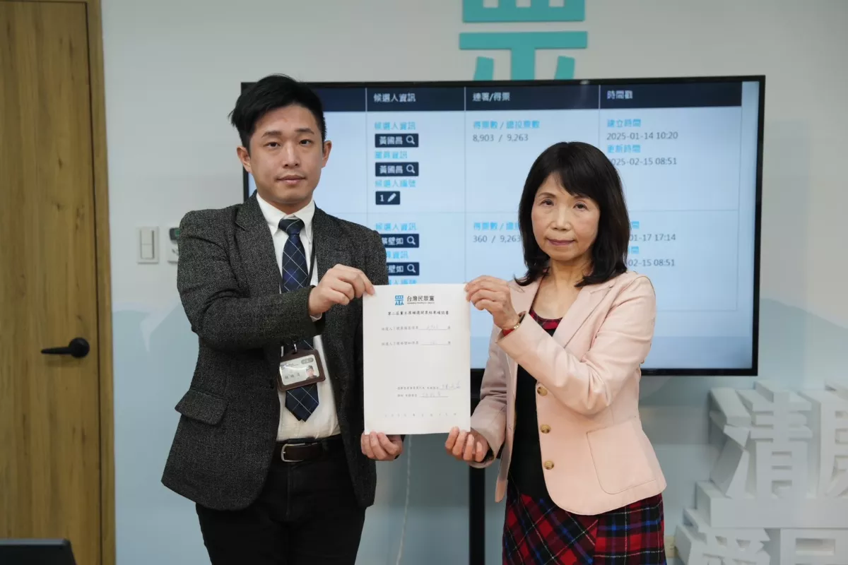 民眾黨新共主出爐 黃國昌8903票當選黨主席