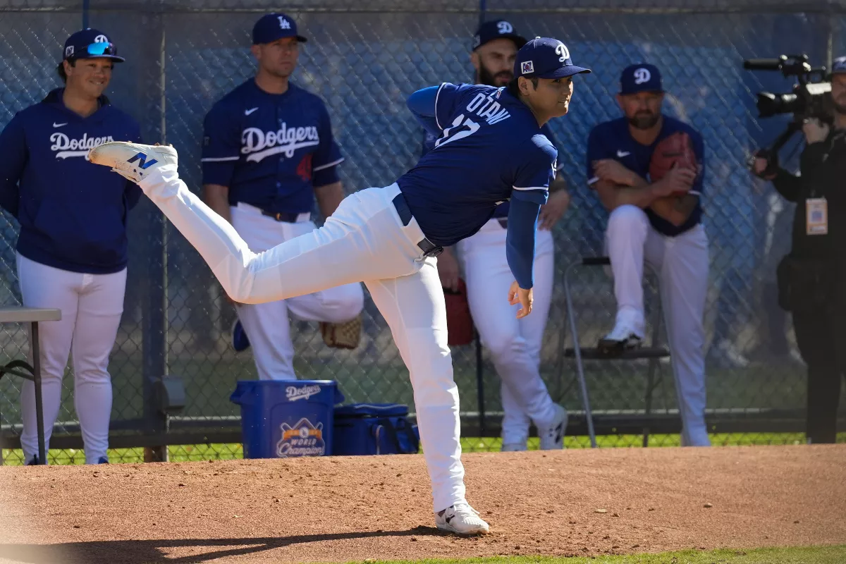 MLB／久違了投手丘 大谷首次進道奇牛棚