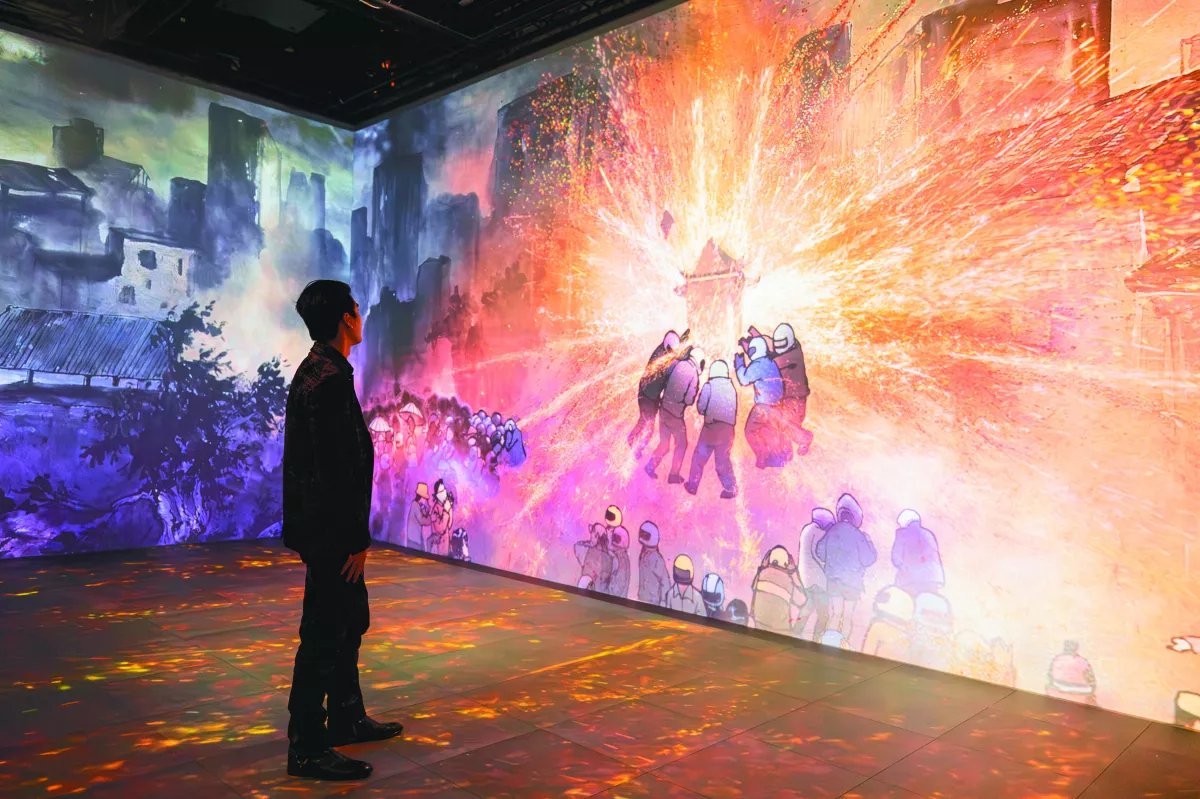 台灣風物圖數位化 讓觀眾走進畫中