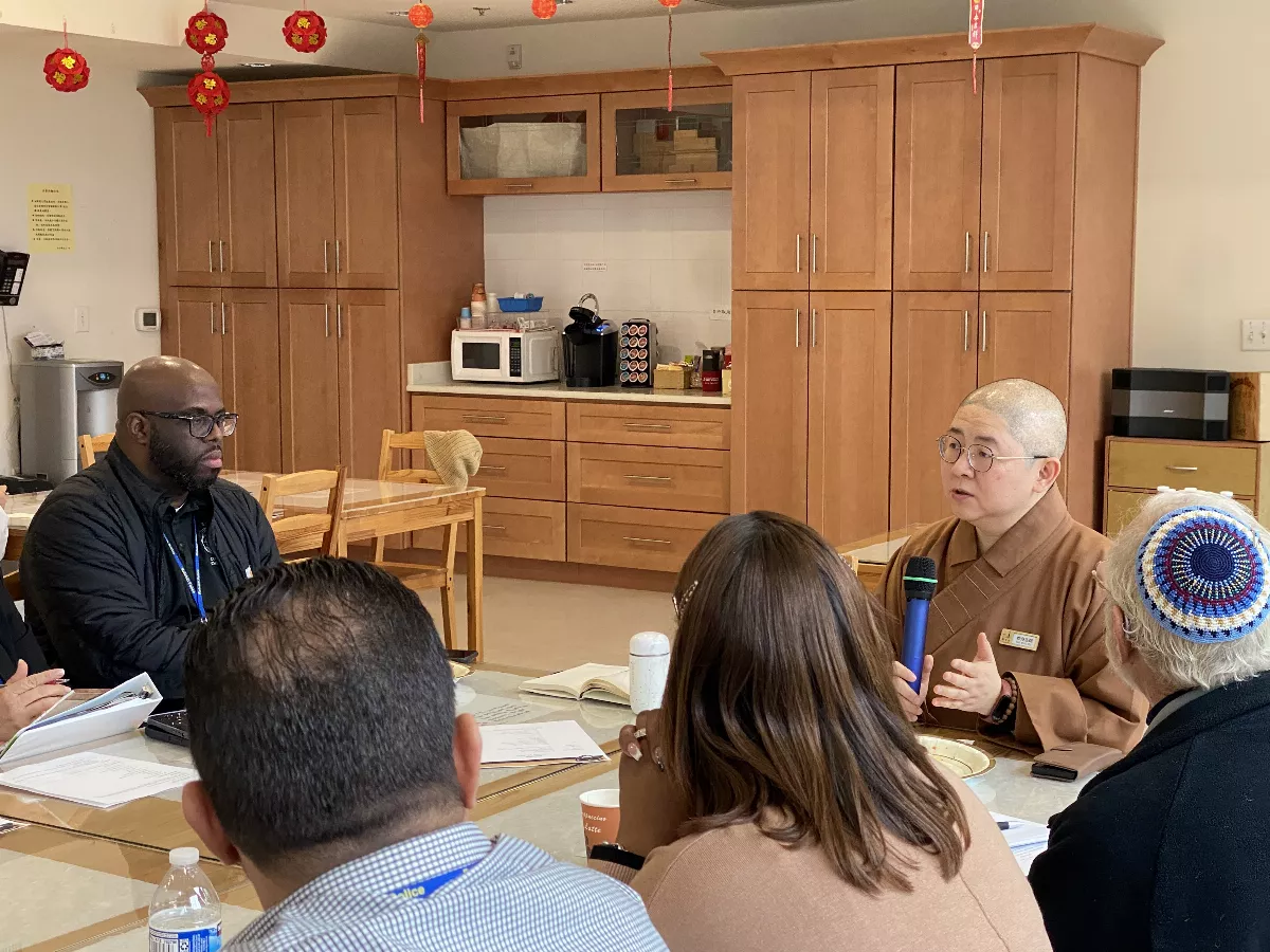 Interfaith Community Meeting: Fo Guang Shan Buddhist Temple, North Carolina Joins Police-Community Collaboration
