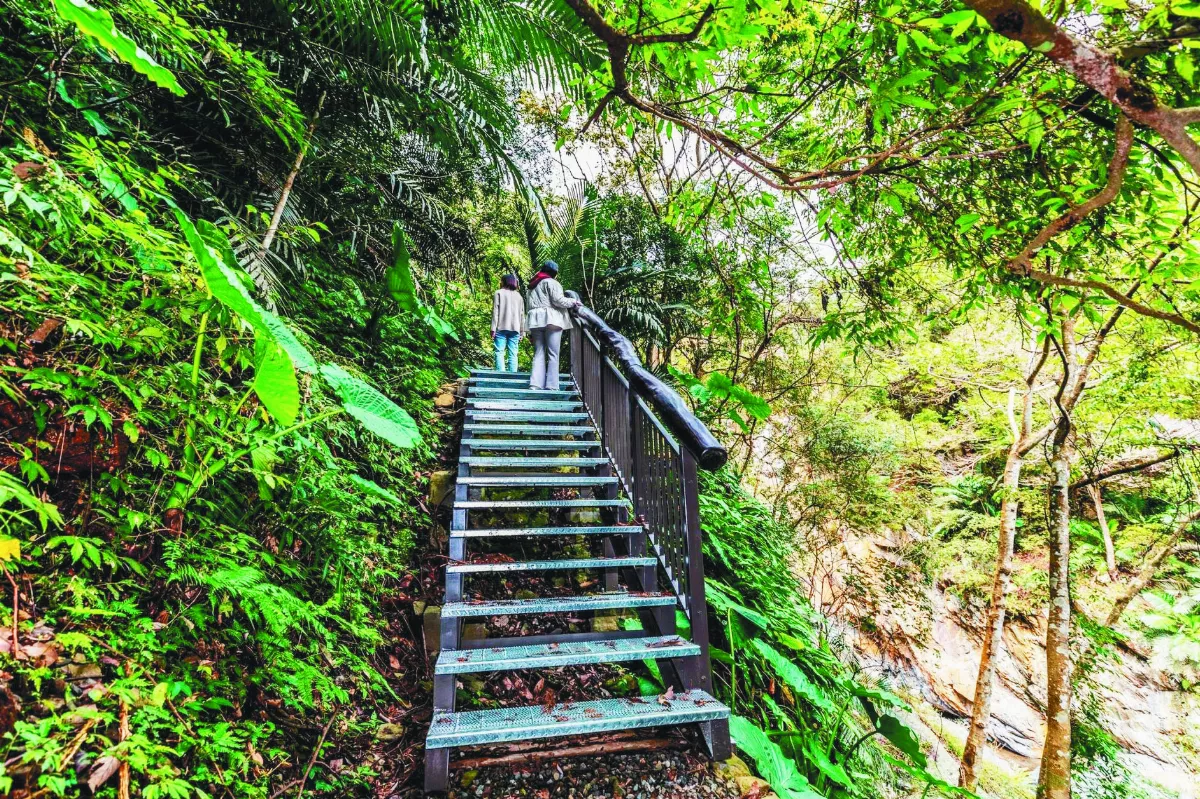 錦屏溫泉步道修好了 