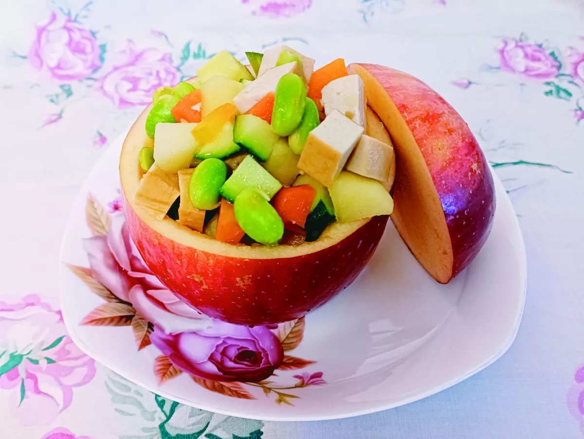 【蔬食樂活】好吃好看蘋果盅