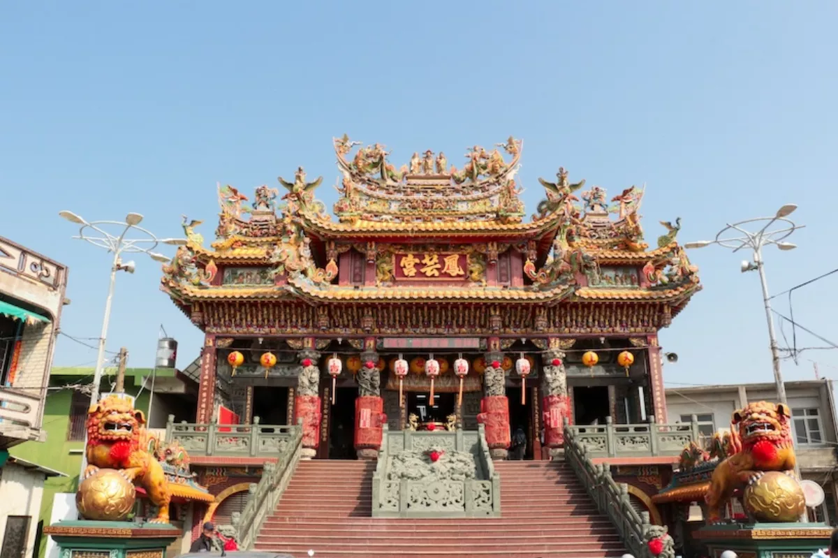 百年民俗 高雄林園鳳芸宮媽祖海巡跋公船