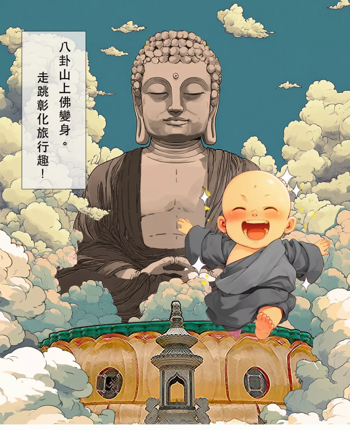 台灣設計展預熱起跑   八卦山大佛化身數位主角展新貌