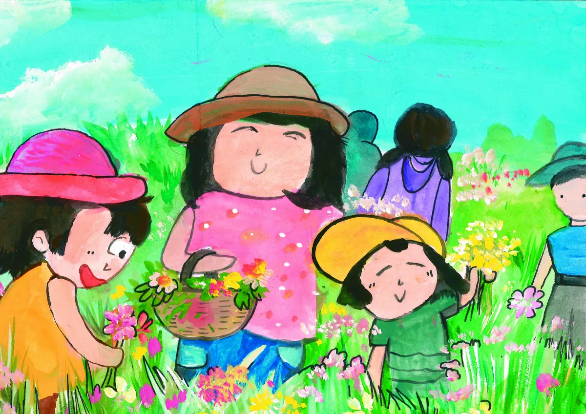 【快樂塗鴉簿】採花趣 