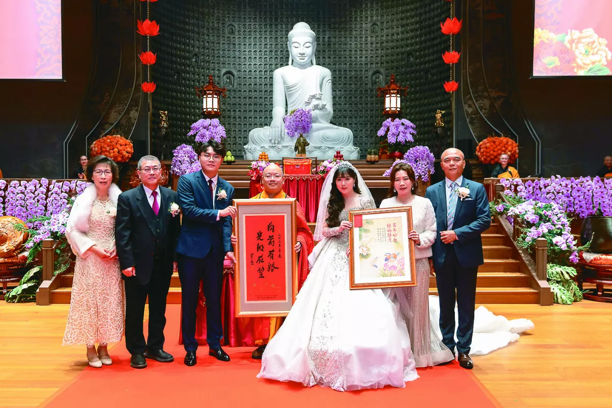 惠中寺佛化婚禮  佛光人組三好家庭