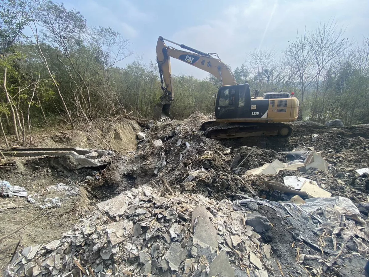 水源及生態棲地遭汙染 馬頭山有近2800噸廢棄物