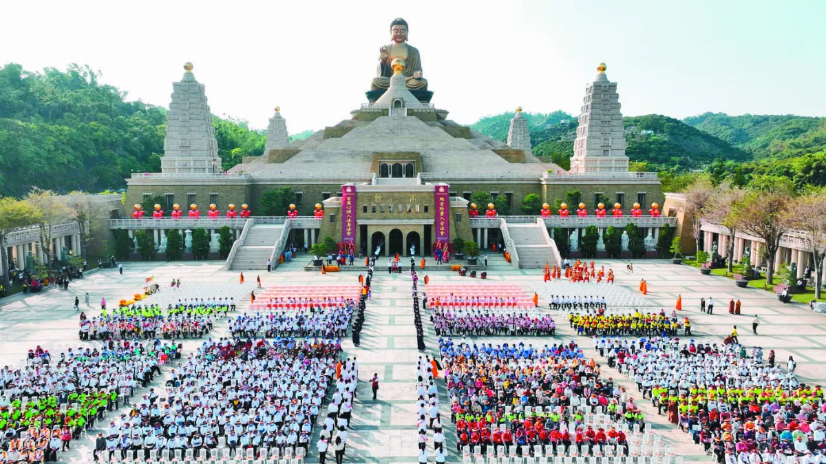 地宮珍寶入宮 佛光山大雄寶殿寫入歷史
