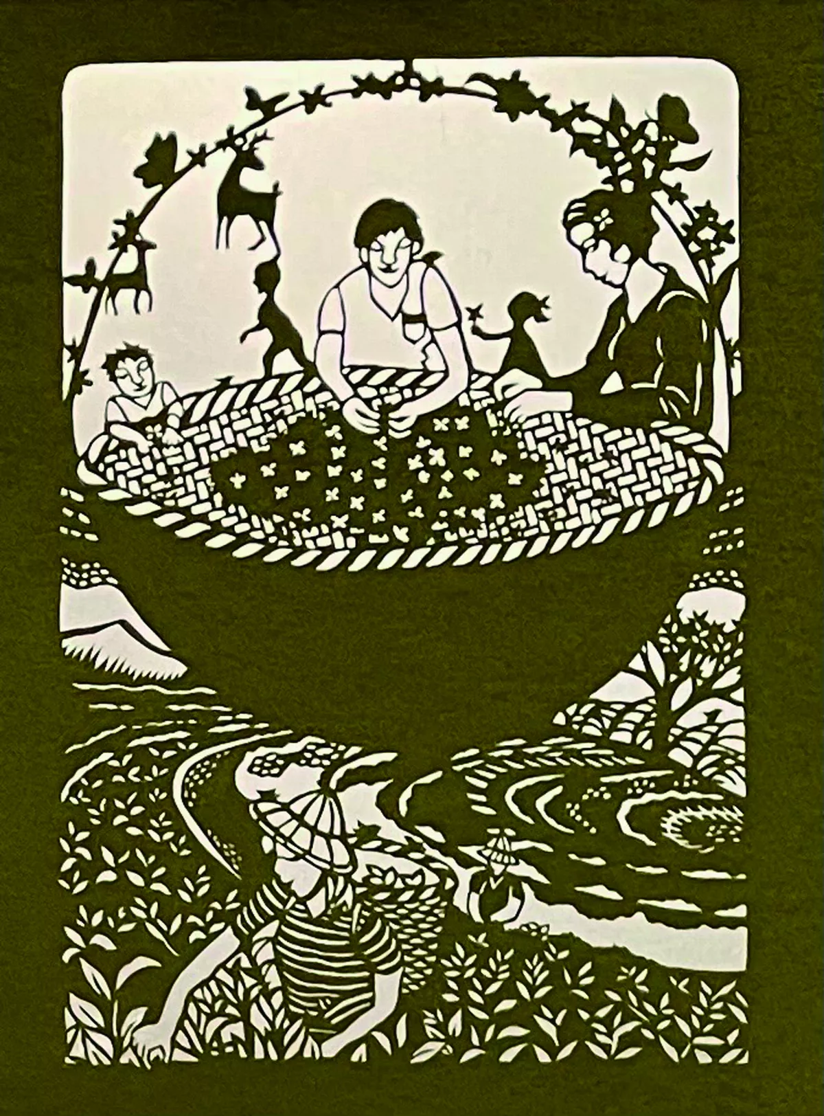 【藏在剪紙中的故事──流動的茶宴】大地禮物