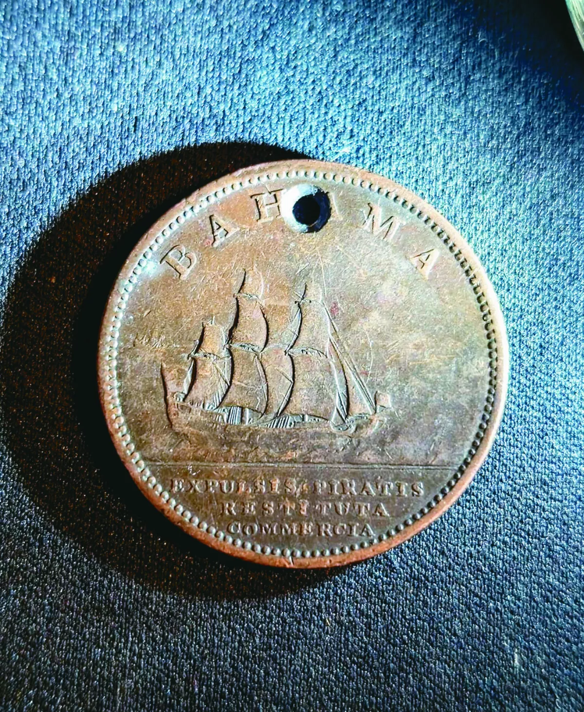 跳蚤市場花10元  買到1806年紀念幣