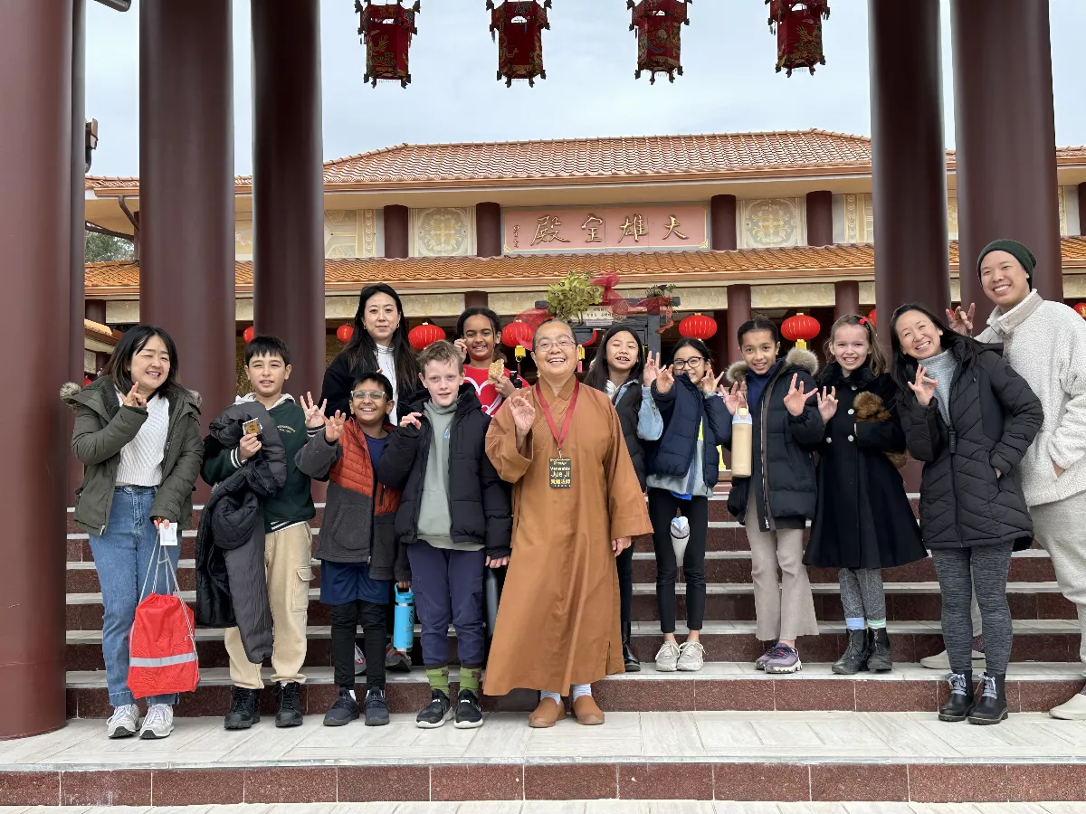 Little Tiger Chinese Immersion School Students Visit Xiangyun Temple