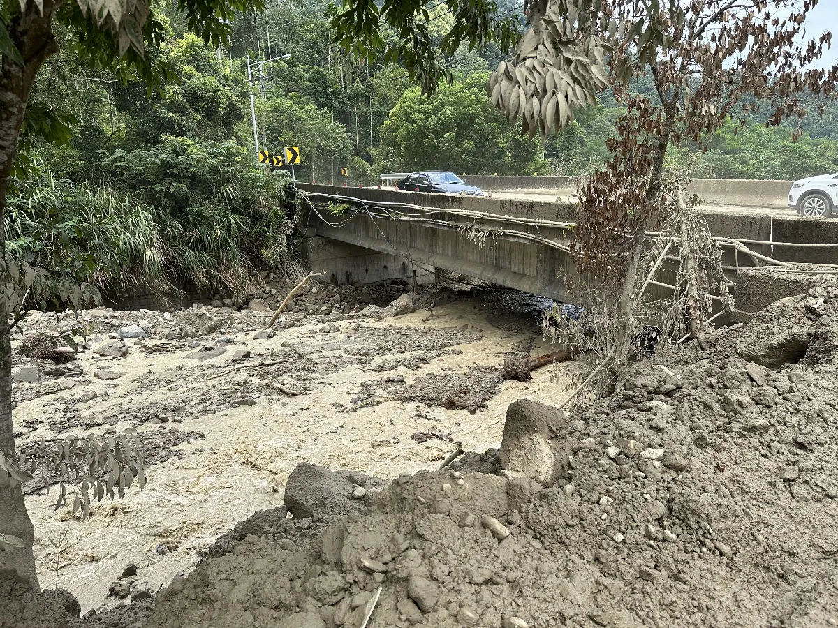 地震防二次災害 土石流黃、紅警戒分階段疏散