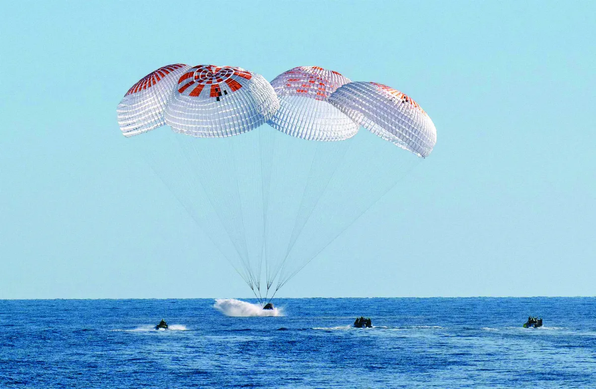 滯留9個月 2太空人重返地球