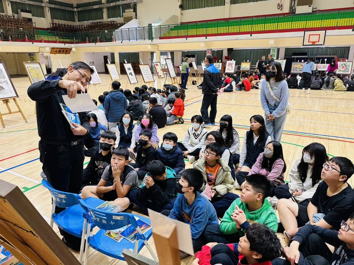 為美學教育扎根   行動藝術館7校巡迴展覽