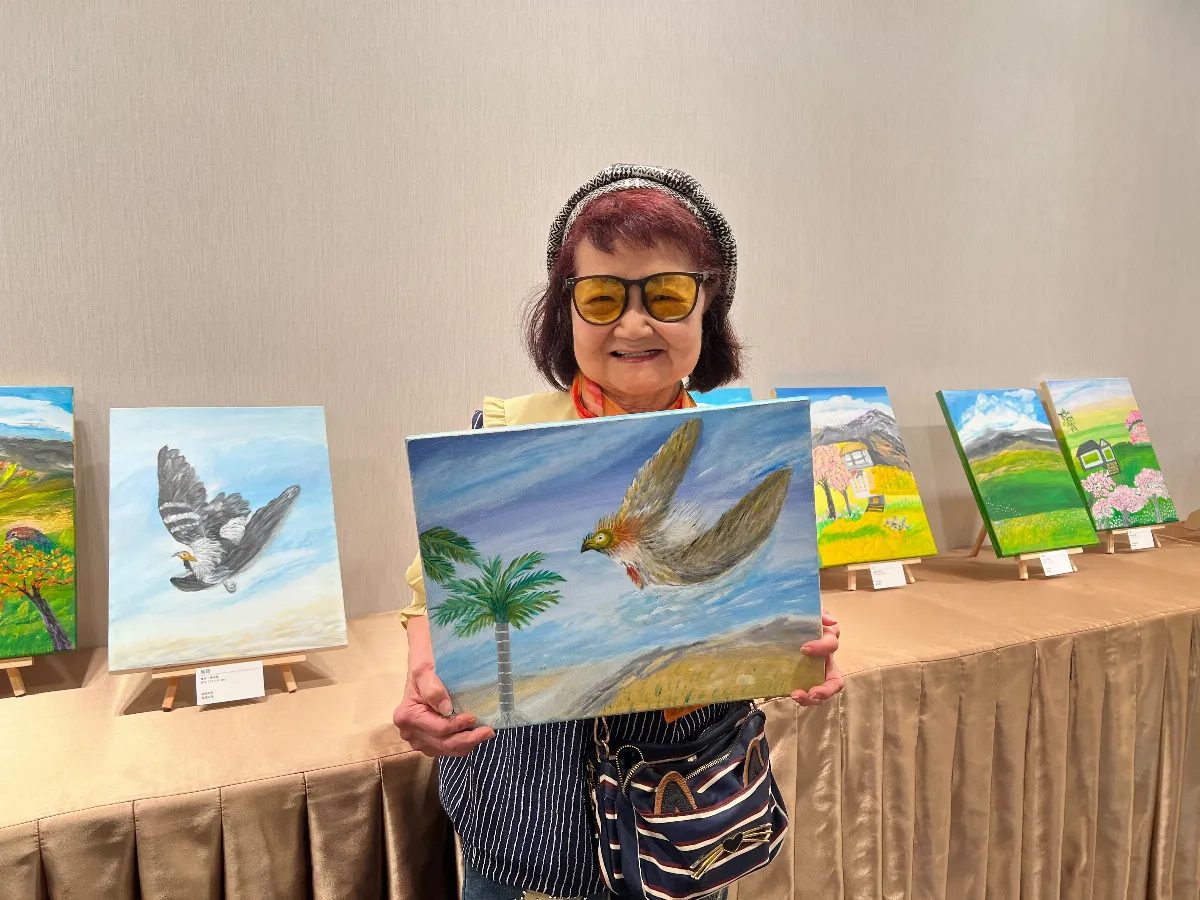 RA病友展韌性 賴淑惠作畫圓夢