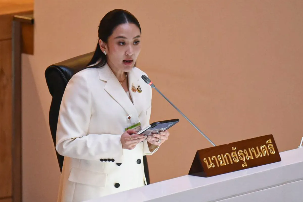 執政黨聯盟壓倒性優勢 泰國總理貝東塔挺過不信任案