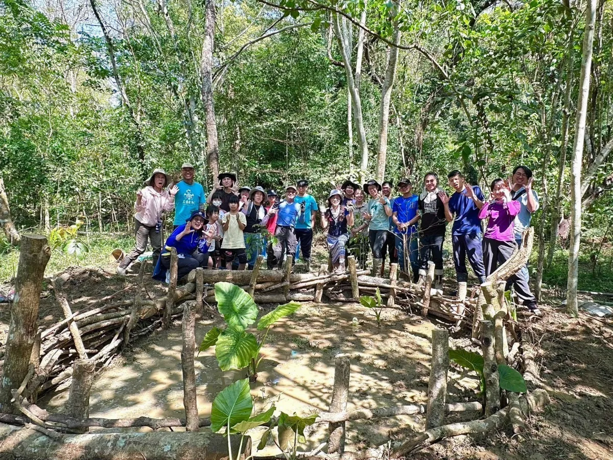 打造林下溼地 美濃九芎林變身為蛙類的新樂園