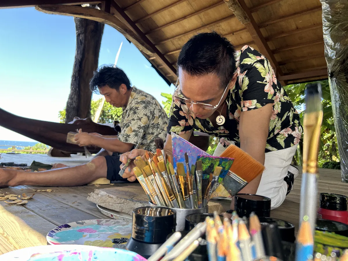 阿美族畫家優席夫主持 帶觀眾進入原民創作現場
