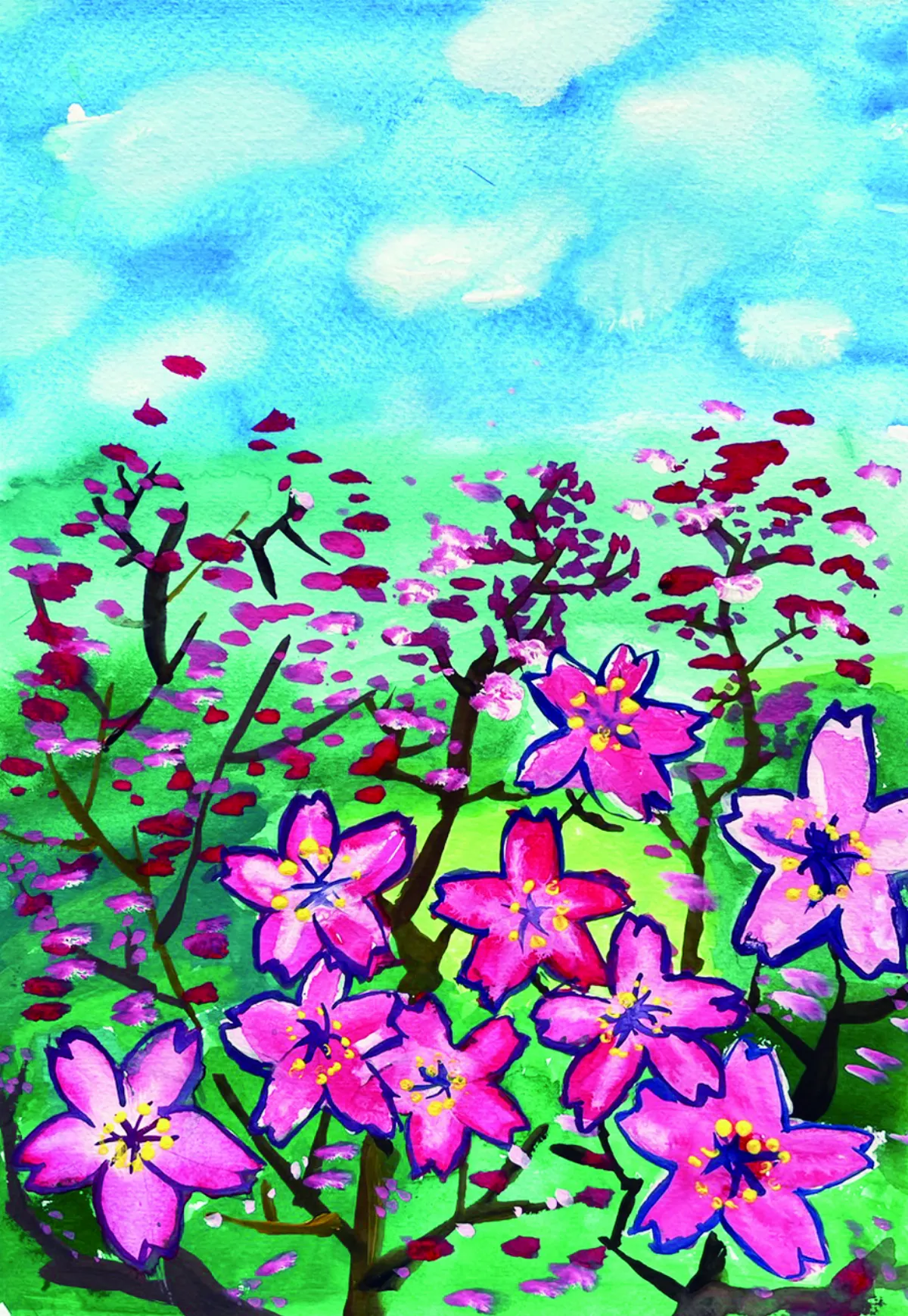 【快樂塗鴉簿】賞櫻 