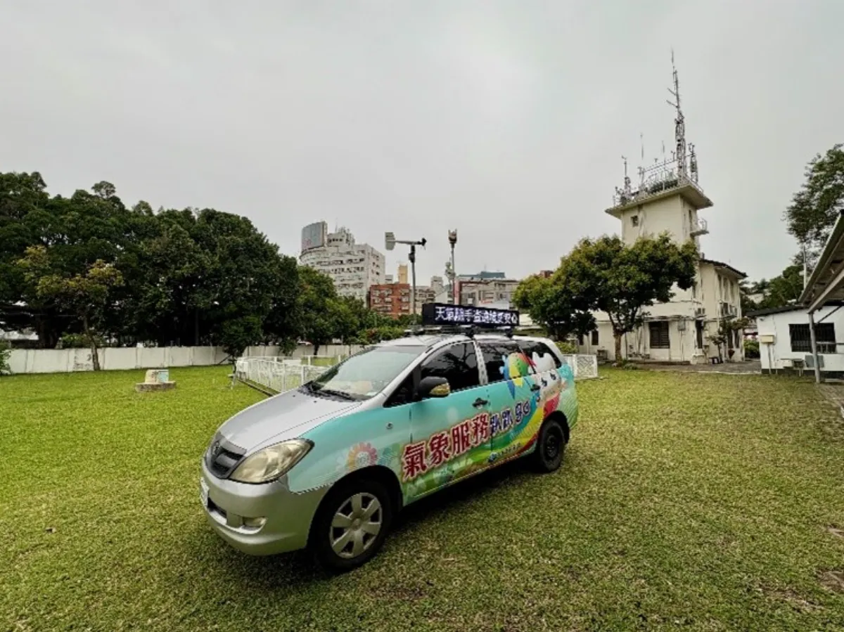 大甲媽祖遶境 氣象署快閃設行動服務車