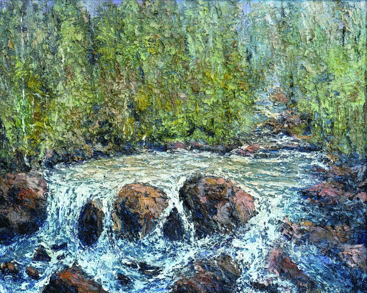 【綻放新生──劉白雪油畫個展】雨中漫流