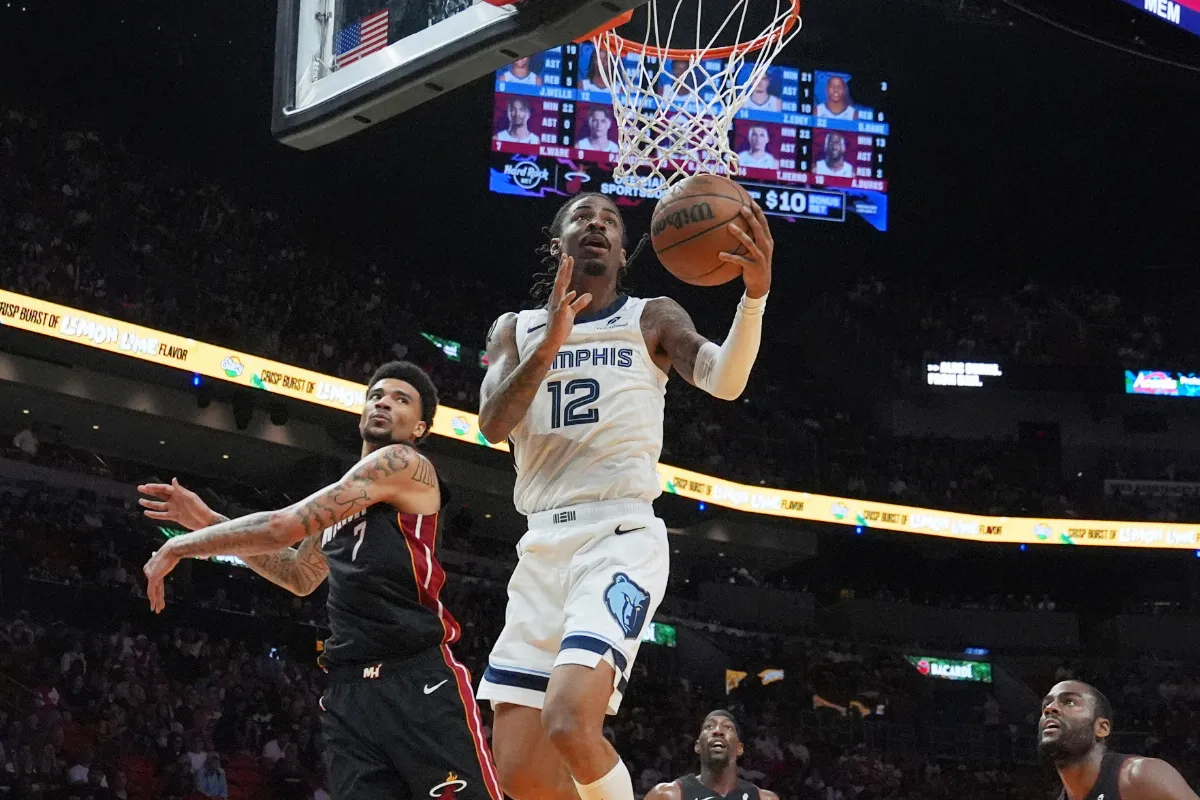 NBA／改不掉比槍壞習慣 灰熊莫蘭特壓哨絕殺熱火