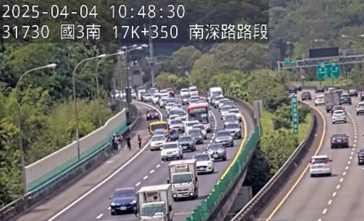 國3部分路段事故回堵 高公局建議國5易塞傍晚再出發