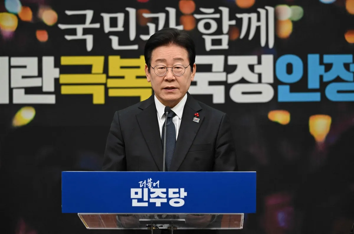各方角逐南韓6/3總統大選 共同民主黨李在明支持率大幅領先